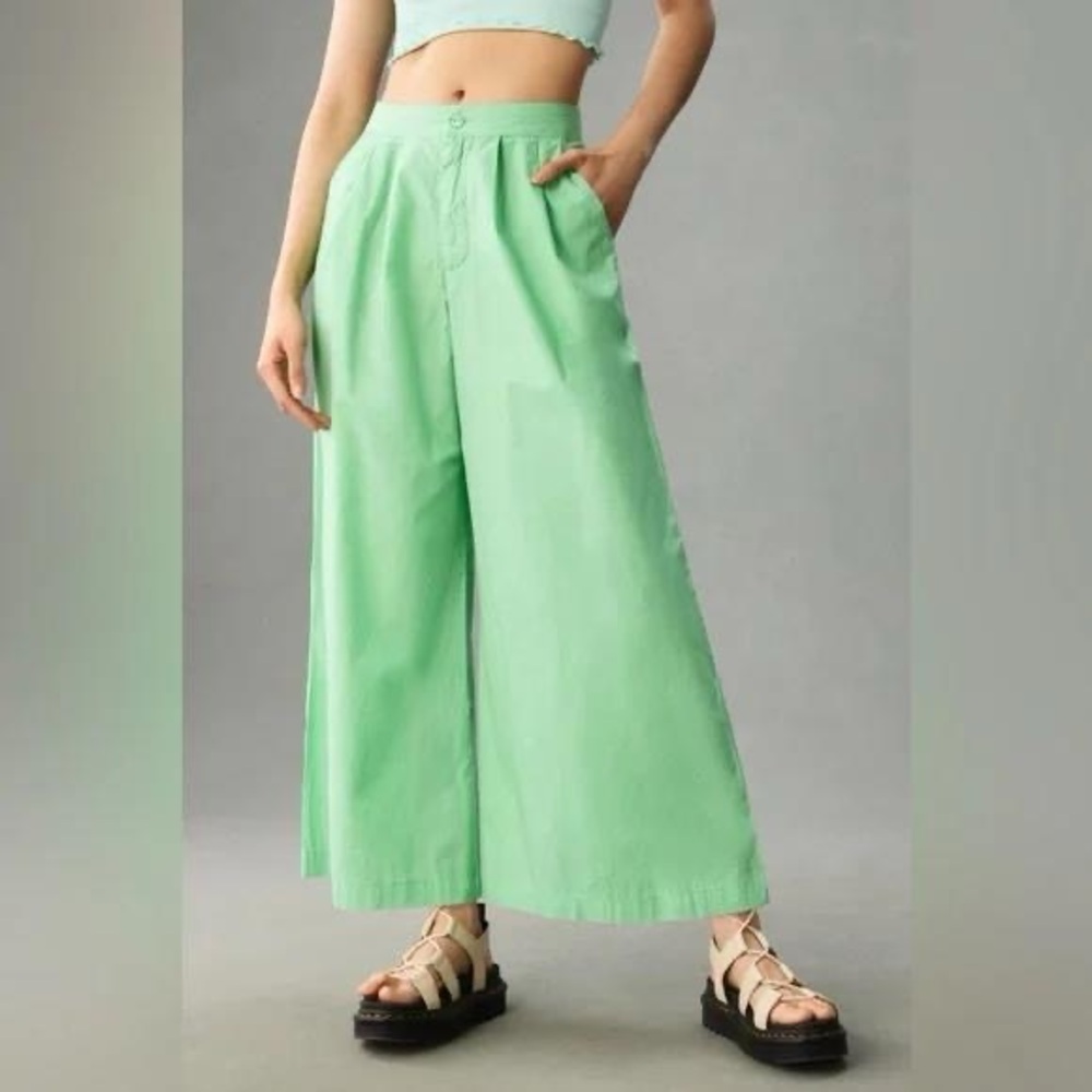 NWT Anthropologie On The Road Cosmo Culotte Pants, Size Large